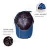 Red by Kiss Satin-Lined Baseball Cap, Comfortable Fit Adjustable Hat,