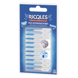 Ricqles Pics Interdentaires Double Extrémité 60 Units