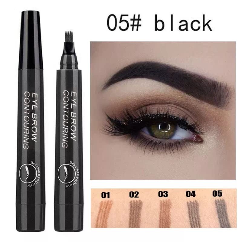 Professional Waterproof Eyebrow Pencil - Easy to Shape, Long Lasting