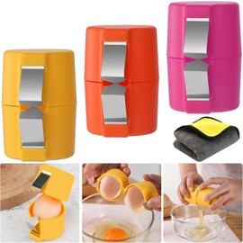 3 pcs eggshell opener, egg broker, egg opener for raw egg, eggshell cutter, egg pepper egg, egg splitter, boiled egg pepper