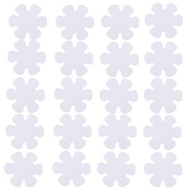 YOYIMONO Anti-slip Tape Bathtub Anti-Slip Seal Transparent Anti-Slip Mat for Bathtubs Floors Stairs Babies Children Elderly People Fall Prevention Waterproof PEVA Material (20, Flower Shape)