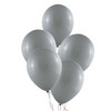 Pack of 50 Colourful Balloons Grey Latex Balloons 30 cm