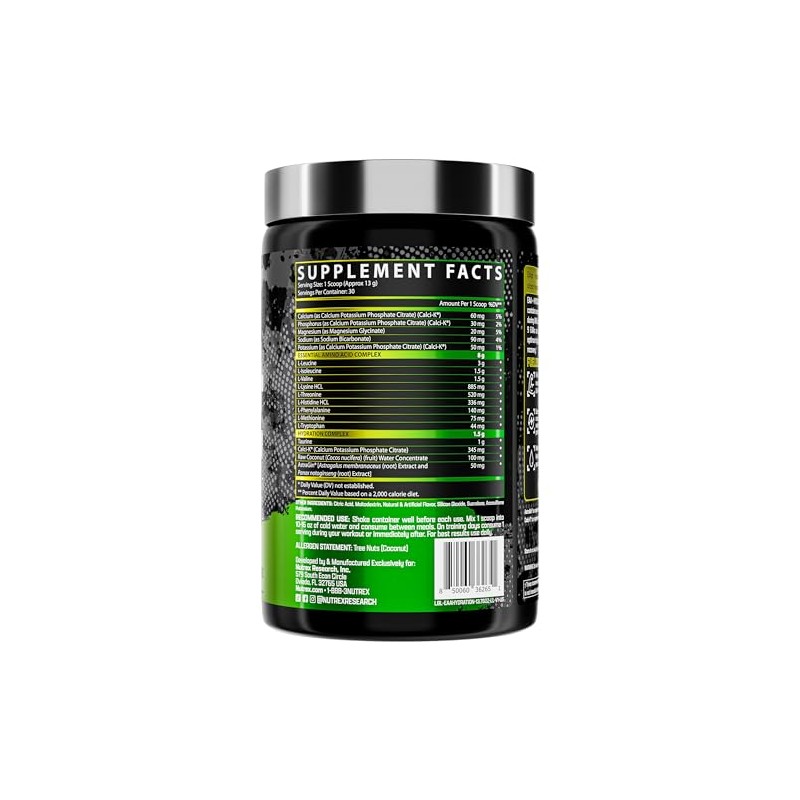 Nutrex Research EAA Hydration | EAAs + BCAA Powder |