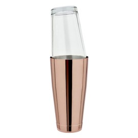 Boston Shaker 28oz Stainless Steel 304 Copper Look with Original American Mixing Glass