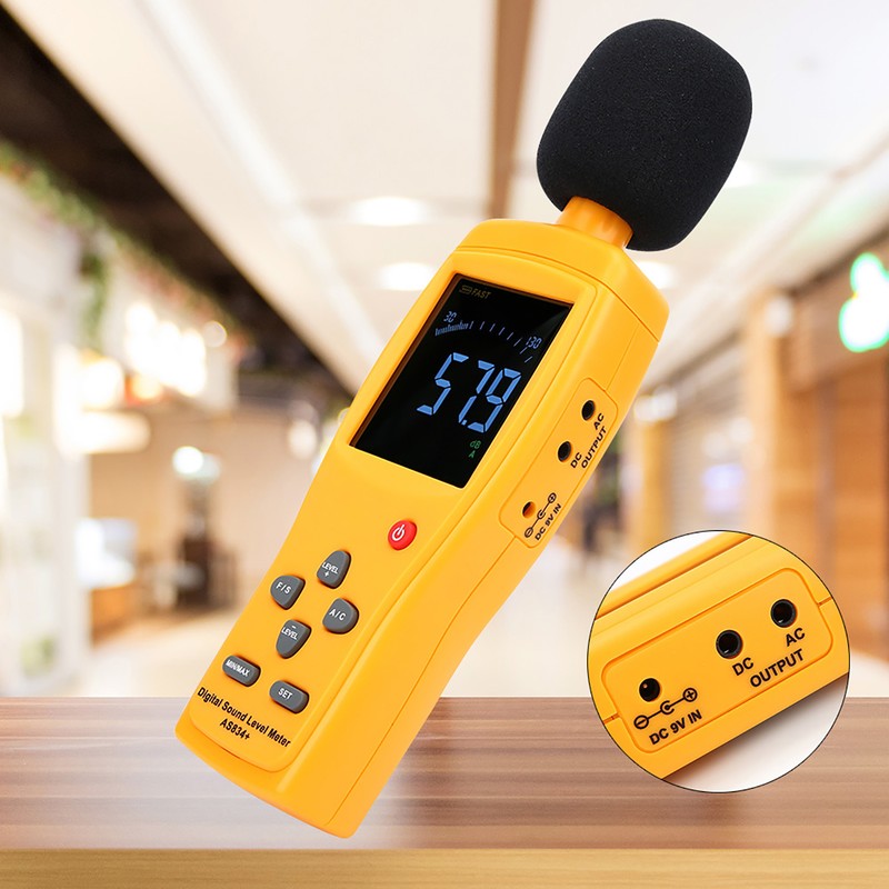 SMART SENSOR AS834+ High Accuracy Industrial Noise Meter Sound Level