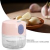 Electric Garlic Masher Mini Wireless Automatic Garlic Chopper for Kitchen