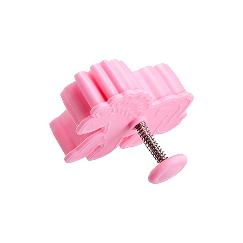 Staedter Unicorn Embossing Cookie Cutter with Ejector, Pink, 7 cm