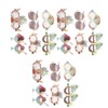 18pcs Paper Eyeglasses 6 Styles Funny Hawaiian Paper Sunglasses for