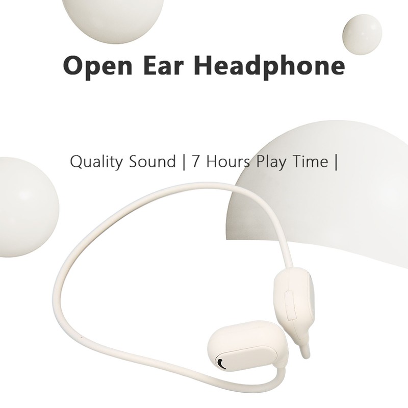Open Ear Bluetooth Headphone Stereo Lossless Rechargeable Wireless Headset for