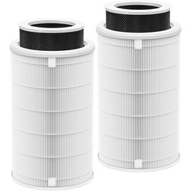 1000 Replacement Filters Compatible with Air Doctor 1000 Air Purifier, Includes Premium Efficiency Layer, Activated Carbon Layer, and Pre-Filters, 2-Packs