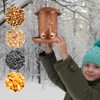 Tepaken Bird Feeder for Outdoors Hanging Metal Waterproof Wild Bird