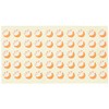 cotta Seals 20 Bananas, Orange, 0.6 inch (1.5 cm) Diameter
