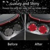 NBTEPEM 2pcs Bling Car Cup Holder Coaster, 2.75 inch Anti-Slip
