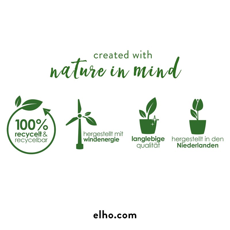 elho Vibes Fold Round with Self-Watering System - Flower Pot