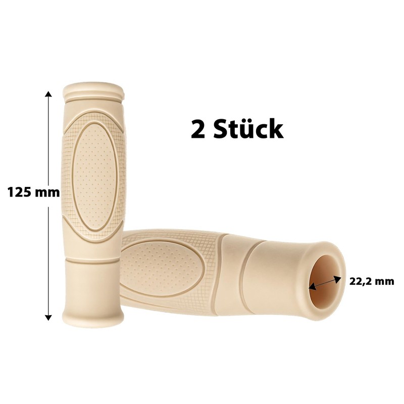 1 Pair of Bicycle Handlebar Grips 125 mm Long Ergonomic