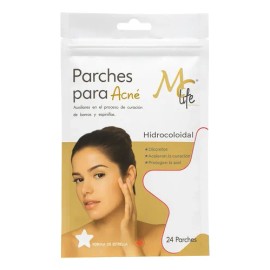 Parches Estrella Anti Acné Mc Life Hidrocoloidal 240 Pza Todo Tipo De Piel Día/noche