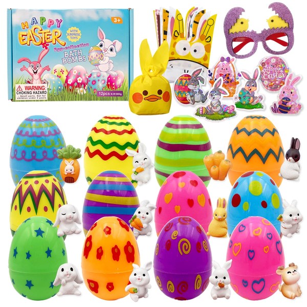 cf natural daily 12 Pack Easter Egg Bath Bombs for