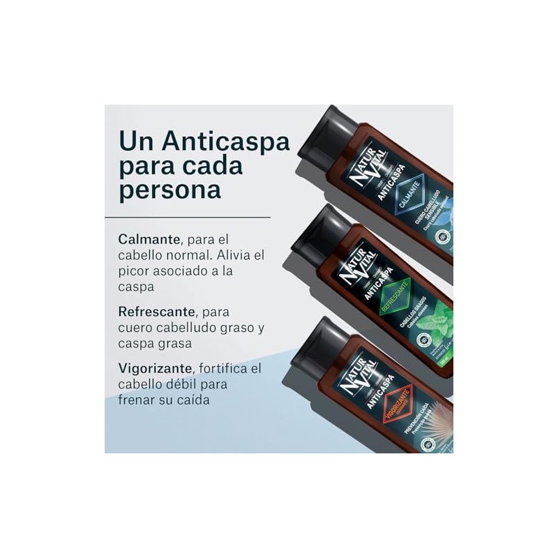 Natur Vital - Shampoo Control Caspa para Cabello Normal 300ml