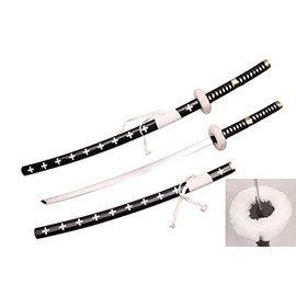 KinStore Anime One a Piece Roronoa Zoro/Death Surgeon Trafalgar Law/Luffy Katana Samurai Sword Kitetsu/Shusui/Wado Ichimonji/Yubashiri/Enma/Yama (Choose Your Style) (Trafalgar Law-Kikoku (B))