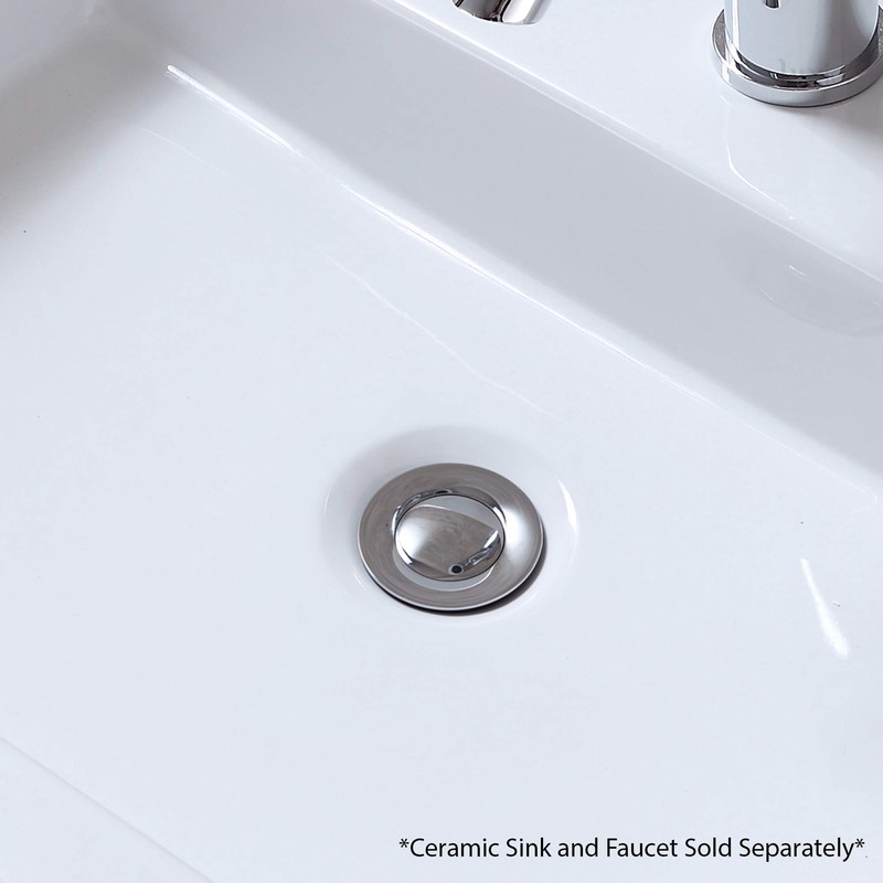 Luxier DS03-TC 1 1/2" Bathroom Faucet Vessel Vanity Sink Pop