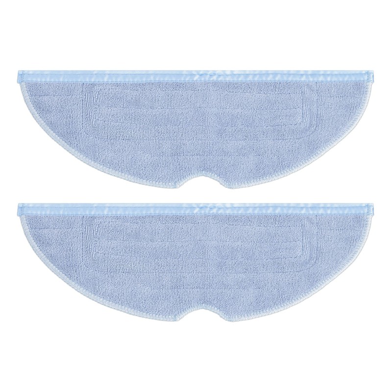 kwmobile 2x Replacement Mop Cloths Compatible with Roborock S7 /