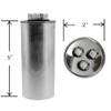 29W09 - ClimaTek Upgraded 70/10 uf MFD Round 370/440 Volt