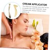 Healvian 2pcs Eye Cream Massage Stick Metal Applicator and Cream