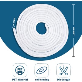 Romon 6 m Cable Sleeve, 13-20 mm Can Be Cut to Size, Self-Closing, Flexible Woven Cable Sheath, Spiral Hose for TV, PC, Home Cinema, Automotive Cable, Cable Management, Bite Resistant for Dogs (6 m,