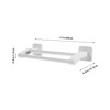 KONTONTY Wall Mounted No Drill Towel Rack Double Towel Bar
