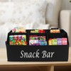 Xbopetda Xbopetda Snack Organizer for Countertop, Fabric Snack Bar Station