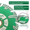 KURSTOL Granite Diamond Cutting Blade - 125mm Concrete Cutting Disc