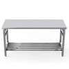 24 x 60 Inch Stainless Steel Folding Table for Prep