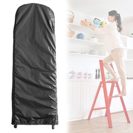 COOSOO Folding Ladder Cover Dustproof Protector Waterproof with Drawstring for Step Ladder Patio Garden Outdoor Household Storage Bag Black