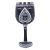 Nemesis Now B5141R0 Black and White Spirit Board Goblet Glass,