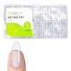CHERIMOYA Soft Gel Tips para Uñas 512 pcs 14 Tamaños-Almendrada