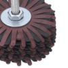 uxcell 2pcs Abrasive Cloth Flap Wheel Sanding Star 1/4-Inch Shank