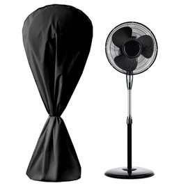 Tsudoku Fan Dust Cover, Waterproof Stand Up Floor Fan Cover, Outdoor Pedestal Fan Cover, Stand Fan Protector, Dustproof Cover
