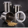 BORDSTRACT 3.7 x 4.6in Stainless Steel Airtight Canisters, Airtight Canister