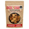 Totopos Keto Botana de Almendra 40 Piezas (Naturales) 125 gramos