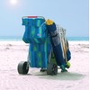 Rio Beach Wonder Wheeler Deluxe Utility, Lawn, and Beach Foldable