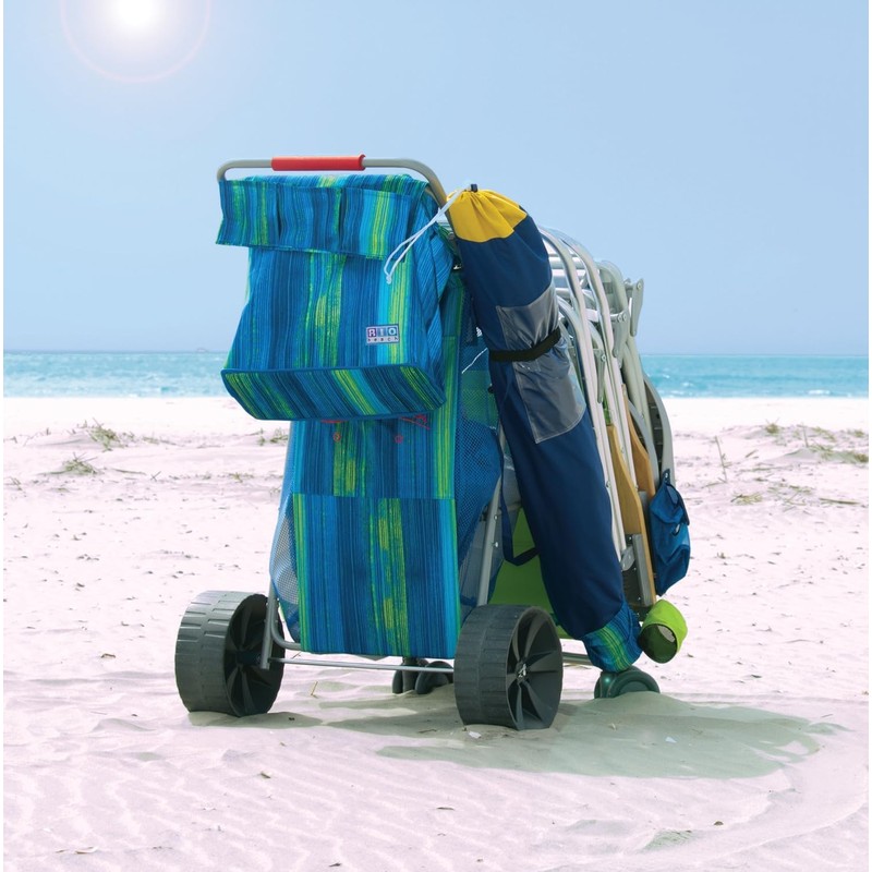 Rio Beach Wonder Wheeler Deluxe Utility, Lawn, and Beach Foldable