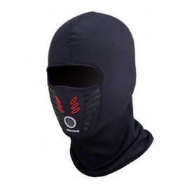 Fleece-Lined Breathable Winter Balaclava Full Face Mask for Running & Motorcycle Riding - Cold Weather Protection Black