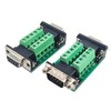 Willwewon 2PCS DB9 Male Female Connector in a Breakout Board,
