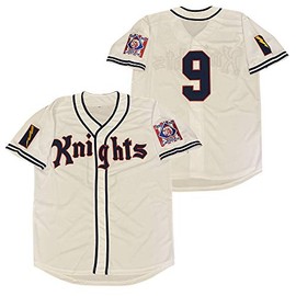 Men's Roy Hobbs New York Knights The Natural Movie Baseball Jerseys White (S)