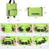 Carrito de Compras Plegable, Carrito de Mandado con Ruedas Bolsa