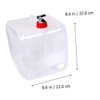 KICHOUSE Portable Water Container Camping Water Tank Pe Pp Material