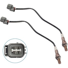 WEDOAUTO Upstream/Downstream Oxygen O2 Sensor Fit for Honda Civic CX DX EX HX LX GX 1996-2000 1.6L Replace# 234-4065, 234-4099, 2344065, ES20322, 25024099, 250-24099, 36531P06A12, 36531-P06-A12