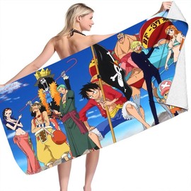 YEIUZPT One Piece Beach Towel, Microfibre Bath Towel Children's Bath Super Soft Absorbent Beach Blanket Portable Sauna Towel Camping Towels Lightweight Swim Bath Towel for Pool Swim Beach (Blue)