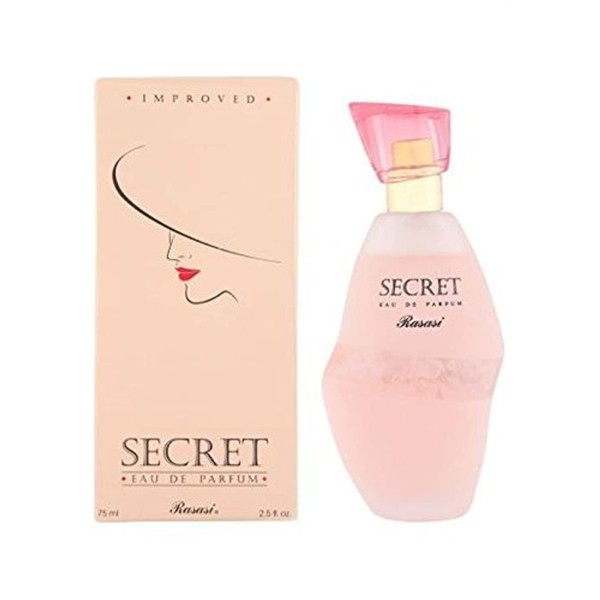 Secret for Woman EDP - Eau De Parfum 75 ML (2.5 oz) | Expression of Love | Floral Fruity Combination of Notes like Violet Leaf, Camelia, Rose, Honeysuckle & Musk | by RASASI Perfumes