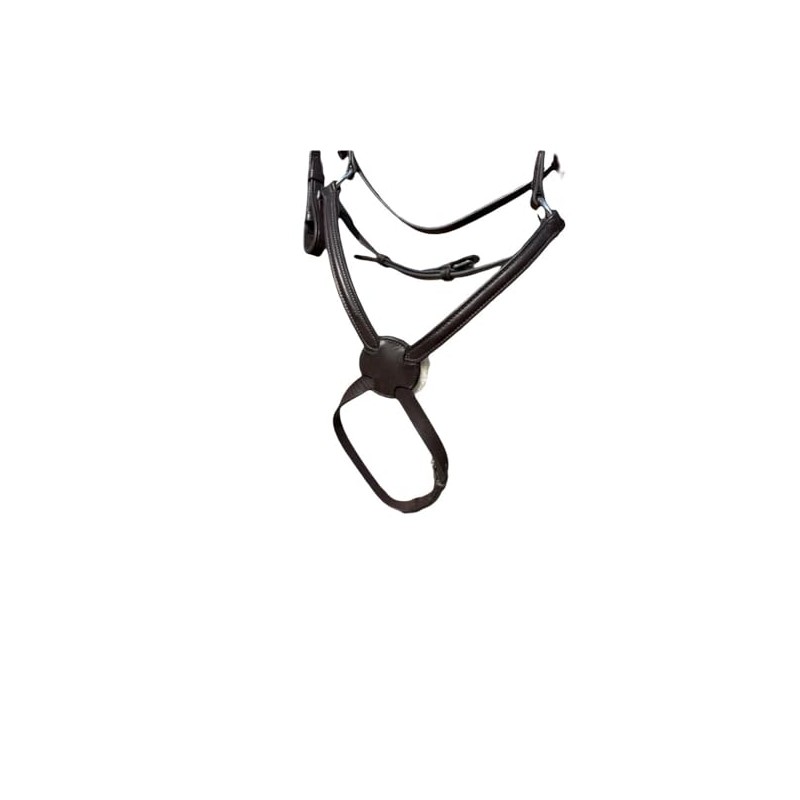 STARLIGHT BASIC GRACKLE LEATHER BRIDLE WITH REINS SIZE FULL -SHET